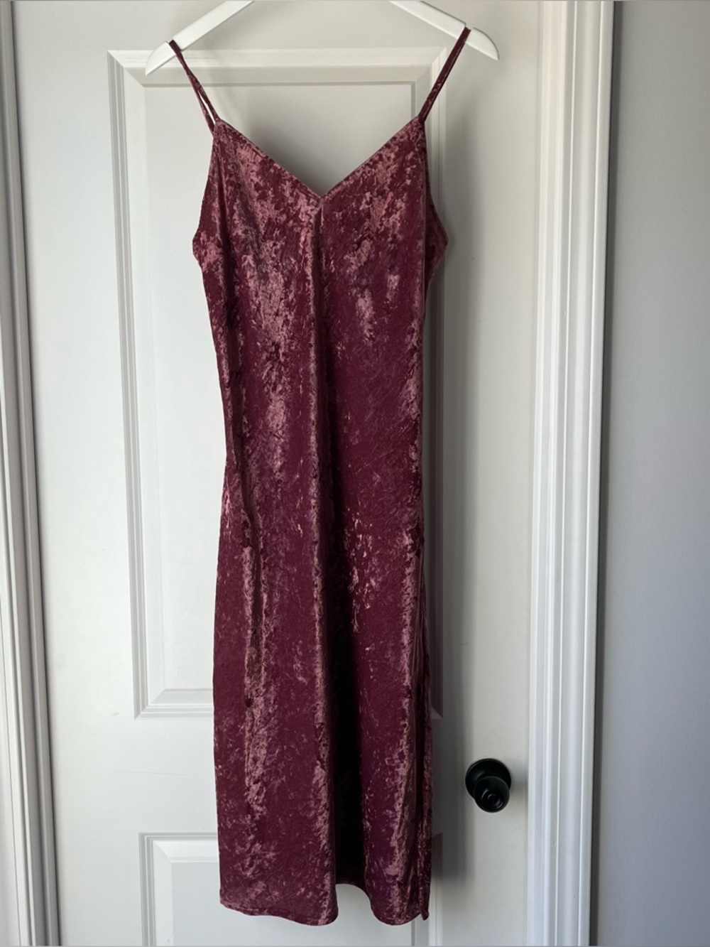 ❌SOLD❌Lucky Brand Velvet Slip Dress in Mauve